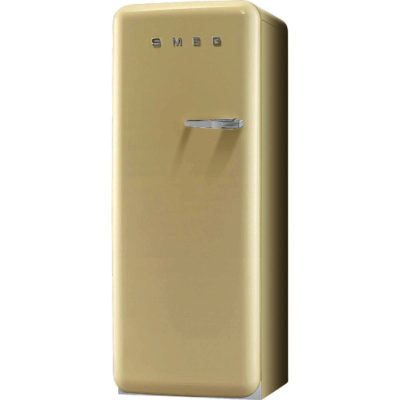 Smeg FAB28YP1 60cm 'Retro Style' Fridge and Ice Box in Cream with Left Hand Hinge Smeg FAB28YP1 60cm 'Retro Style' Fridge and Ice Box in Cream with Left Hand Hinge